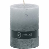 Candle Grey 8x6x6cm