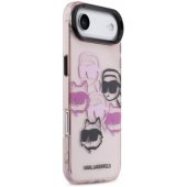 IML Multi Karl and Choupette Heads Case for iPhone Air Pink