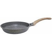 Aluminum pan Amber 24cm, with wood imitation handle