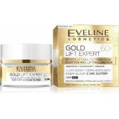 Eveline Gold Lift Expert 60+ prabangus jauninamasis kremas-serumas su 24K