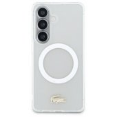 PC/ TPU Frosted Finish Gold Logo Magnetic Case Galaxy S26 White