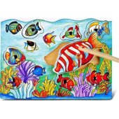 Viga Viga 58423 Magnetyczne puzzle - łowimy rybki