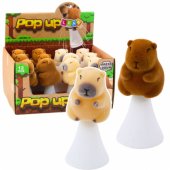 Šokinėjanti kapibara Spring Pop Up, smėlio spalvos ruda 10cm