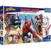 Trefl Double-sided Puzzle 24 pieces Super Maxi Spiderman sets out to a