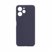 Premium Quality Soft Touch Silicone Case for Redmi 12 Midnight Blue