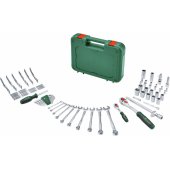 Bosch Powertools Advanced tool case, 132 pieces (green, with 2 reversi