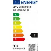 _4863906 GTV LED GAISMAS AVOTS, G120-GLOB, SMD 2835, 4000K, E27, 18W,
