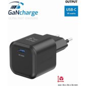 GaN USB-C 35W PD Black