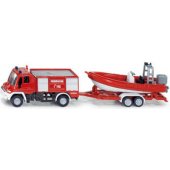 Siku Fire brigade Unimog with boat - S1636