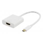 Adapteris USB-C HDMI 4K 30Hz baltas