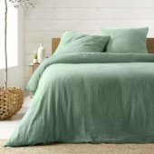 Bed Linen Set ANGELIA Green 240x220cm, 63x63cm