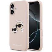 Liquid Silicone Double Heads MagSafe Case iPhone 17 Pink