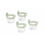 Air fryer Glass Mini Cups Set of 4 - Transparent
