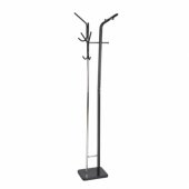 Drabužių kabykla ALDER 47x30xH180cm, juoda