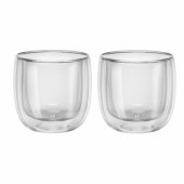 ZWILLING 39500-077-0 arbatos stiklinės, skaidrios, 2 vnt., 240 ml