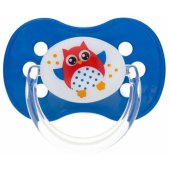 Symmetric Silicone Soother 0-6m Owl Baby 22/ 568 Random Color 1pcs
