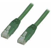 Patch cable U/ UTP Cat5e 3m green
