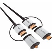 Kabelis + adapteriai HDMI 1.5m (43865)