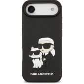 3D Rubber Karl and Choupette Case iPhone Air Black