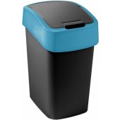 FLIP šiukšliadėžė 9L juoda/ mėlyna