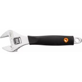 Neo seamed adjustable wrench 32 x 250mm rubber handle (03-029)