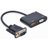 Adapter VGA HDMI 15cm black