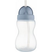 Gertuvė su šiaudeliu 12M+ 270ml 56/ 109 mėlyna