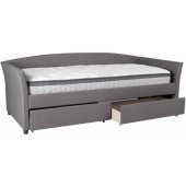 GENESIS 90x200cm with Mattress HARMONY UNO Brownish Grey
