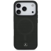Plain Smooth Leather MagSafe iPhone 17 Pro Black