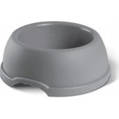 Barry King plastikinis dubenėlis šunims S, 0,38L, pilkas, skersm. 17cm,