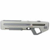 _7628250 Elektrinis automatinis vandens šautuvas, baltas-pilkas, 1000 ml, 61 cm