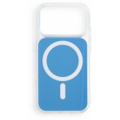 Clear Fusion Mag Case with MagSafe iPhone 17 Pro/ 18 Pro Light Blue
