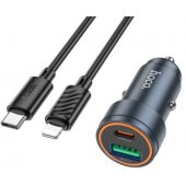Z57A USB A/ C QC3.0 PD 30W + cable Lightning Black