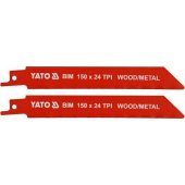 Yato YATO BRZESZCZOTY BIM 150mm 24TPI 2szt.