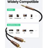 80845 AV170 2x RCA kabelis (Cinch) 3.5mm