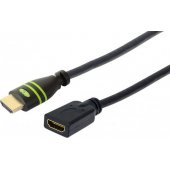 Techly Monitor extension cable HDMI-HDMI M/ F 1,8m Ethernet 4K@