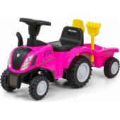 Milly Mally New Holland T7 rožinis traktoriukas