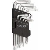 Topex Set of L-type torx wrenches T10-T50 9pcs (35D960).