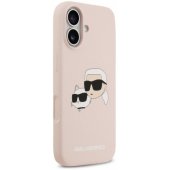 Liquid Silicone Double Heads MagSafe Case iPhone 17 Pink