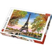 Puzzle 500 pcs. Romantic Paris Trefl 37330