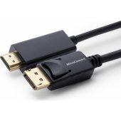 Kabel MicroConnect DisplayPort - HDMI 10m czarny (MC-DP-HDMI-