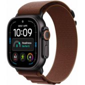 49mm Burgundy Alpine Loop Black Titanium Finish Large