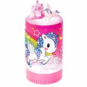 Creative Kit Vienaragis stiklainyje su deimantais naktinė lempa, nuotolinio valdymo pultas, DIY
