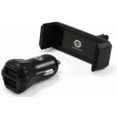 CUSBCAR2AKIT 10W 2-Port USB Kit Black