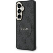 PU Leather 4G Gold Frame Magnetic Case Galaxy S26 Black