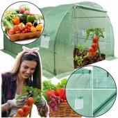 Plėvelinis tunelinis sodo šiltnamis 4,5x2x2m, plėvelė 10m² UV-4 Premium