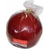 Candle Ball Dark Red Ø8x8cm