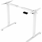 ERGO FIT rašomasis stalas su 1 varikliu 120x60xA71,5-116cm baltas