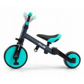 4 viename balansinis dviratukas Optimus Plus, juodas
