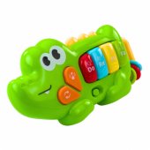 Interaktyvus muzikinis pianinas mažyliams, krokodilas, žalias